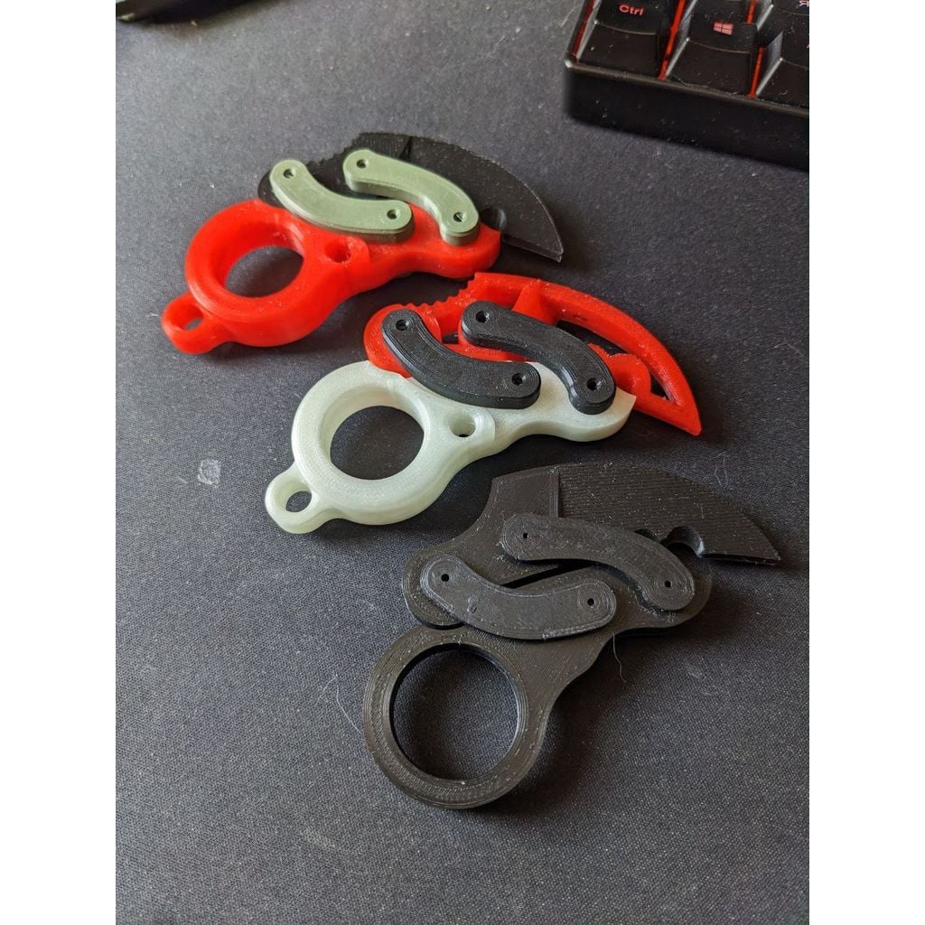 Stres Giderici Fidget Karambit Bıçak