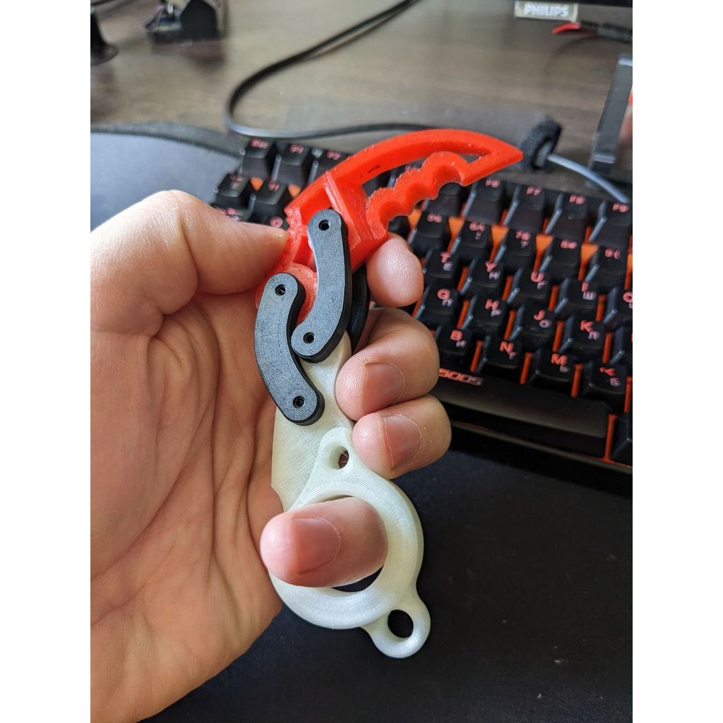 Stres Giderici Fidget Karambit Bıçak