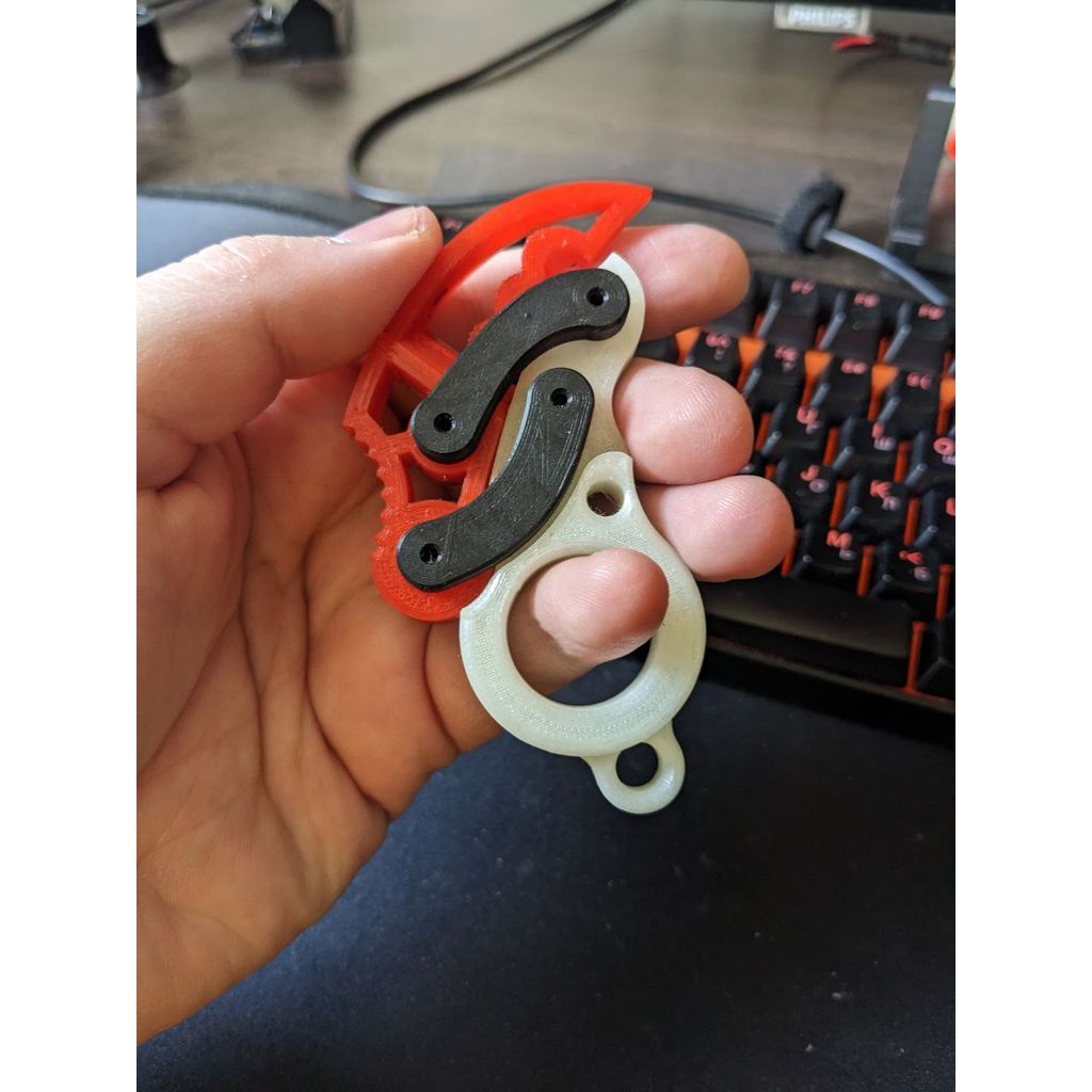 Stres Giderici Fidget Karambit Bıçak