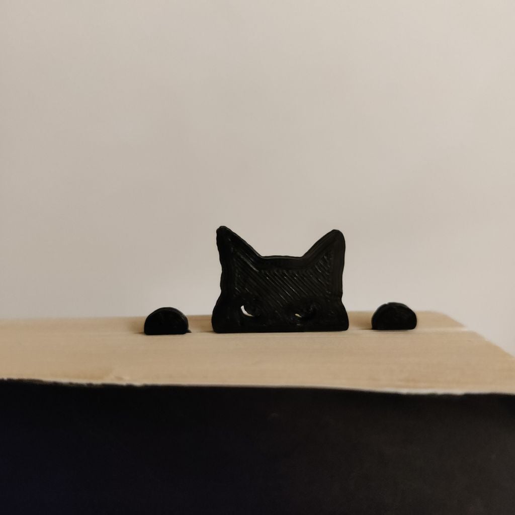 Kedi Şeklinde Kitap Ayracı