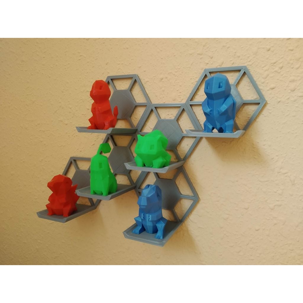 Duvar Standı – Figürlerinizi Asmak İçin Şık Hexagon Tasarımı