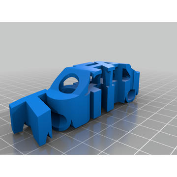 Tofaş Anahtarlık - 3D Yazıcıyla Üretilebilen Şık Araç Anahtarlığı