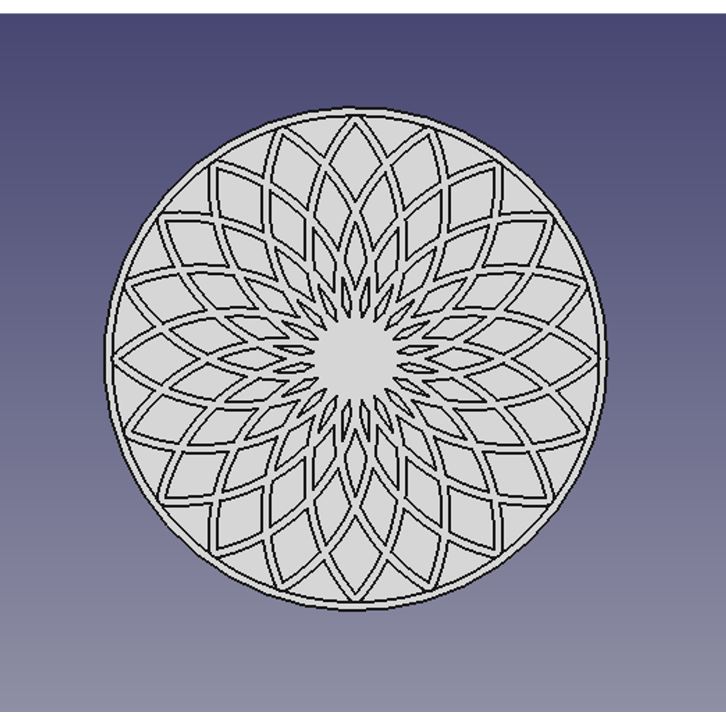 Mandala Desenli Bardak Altlığı ve Standı