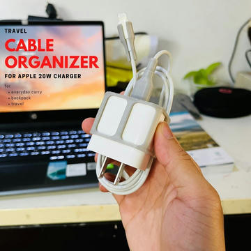 Yeni Apple Şarj Cihazı için Seyahat Kablosu Düzenleyicisi