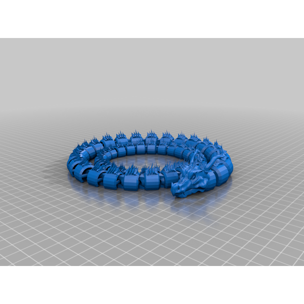 Eklemli Ejderha 3D Modeli