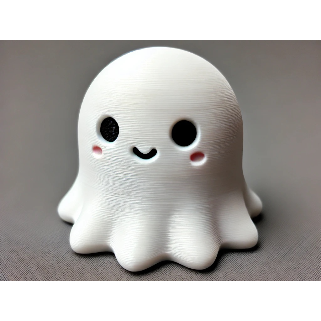 Kawaii 3D Hayalet - Halloween Dekorasyonu