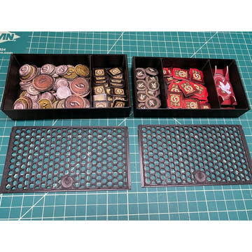 7 Wonders Masa Oyunu İçin Kart ve Token Tepsileri