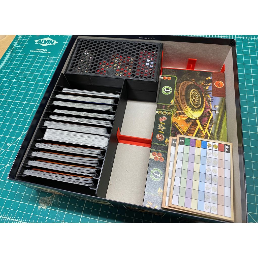 7 Wonders Masa Oyunu İçin Kart ve Token Tepsileri