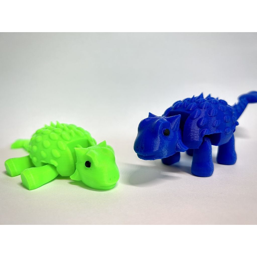 Flexi Ankilosaurus - Tek Parçadan Baskı